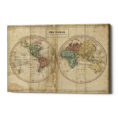Image of 'Old World Eastern Western' by Wild Apple Portfolio, Canvas Wall Art