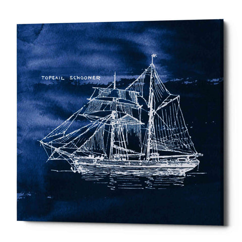 Image of 'Sailing Ships V' by Wild Apple Portfolio, Canvas Wall Art