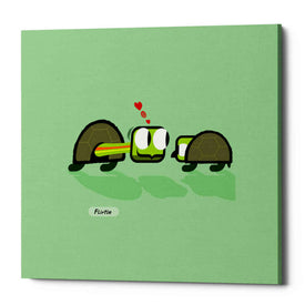 'Flirtle' by Chuck Wimmer, Canvas Wall Art