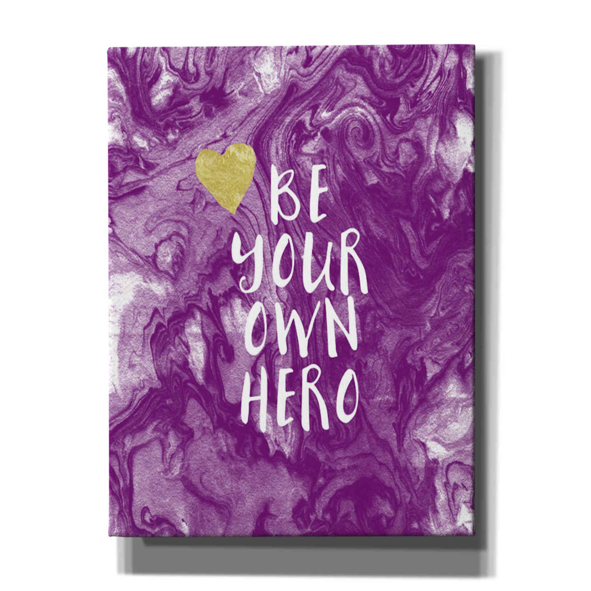 'Be Your Own Hero' by Linda Woods, Canvas Wall Art