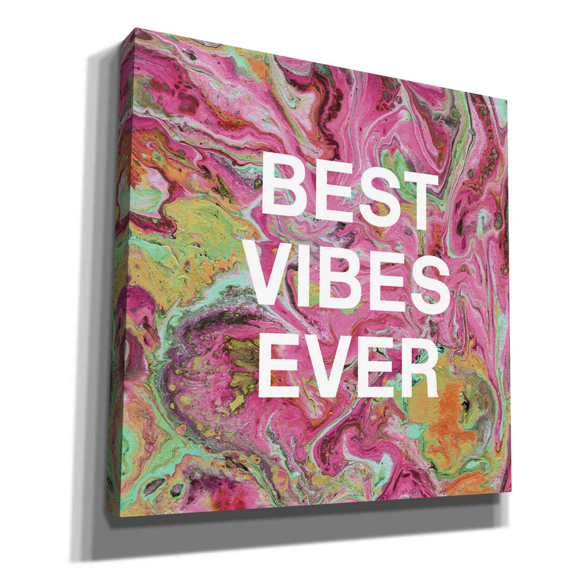 'Best Vibes Ever' by Linda Woods, Canvas Wall Art
