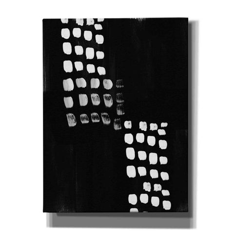 Image of 'Black and White Abstract' by Linda Woods, Canvas Wall Art