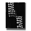'Black and White Abstract' by Linda Woods, Canvas Wall Art