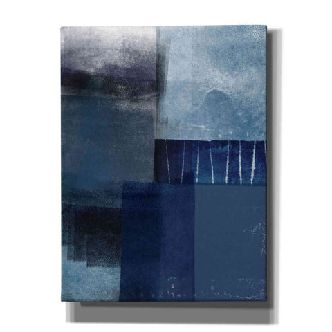 Image of 'Blue Abstract I' by Linda Woods, Canvas Wall Art