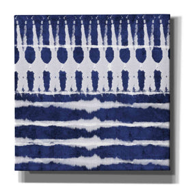 'Blue Shibori A' by Linda Woods, Canvas Wall Art