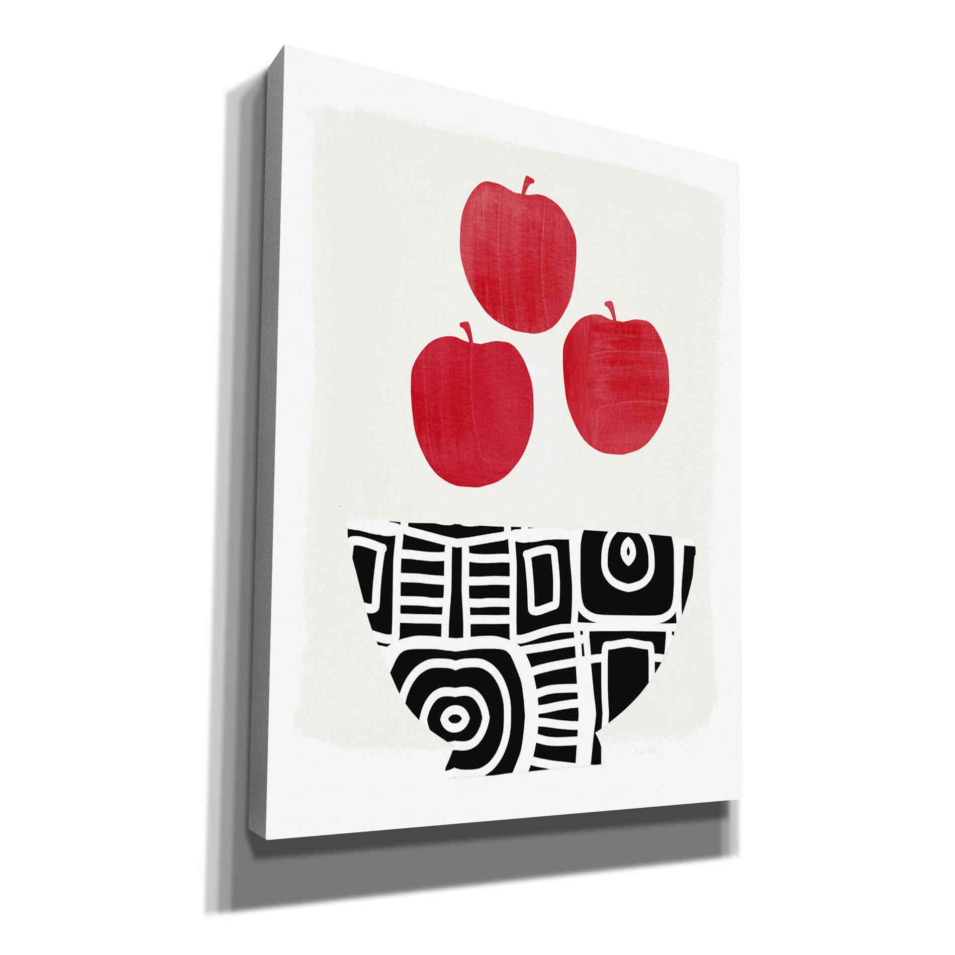 'Bowl of Apples' by Linda Woods, Canvas Wall Art