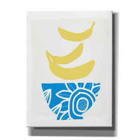 'Bowl of Bananas' by Linda Woods, Canvas Wall Art