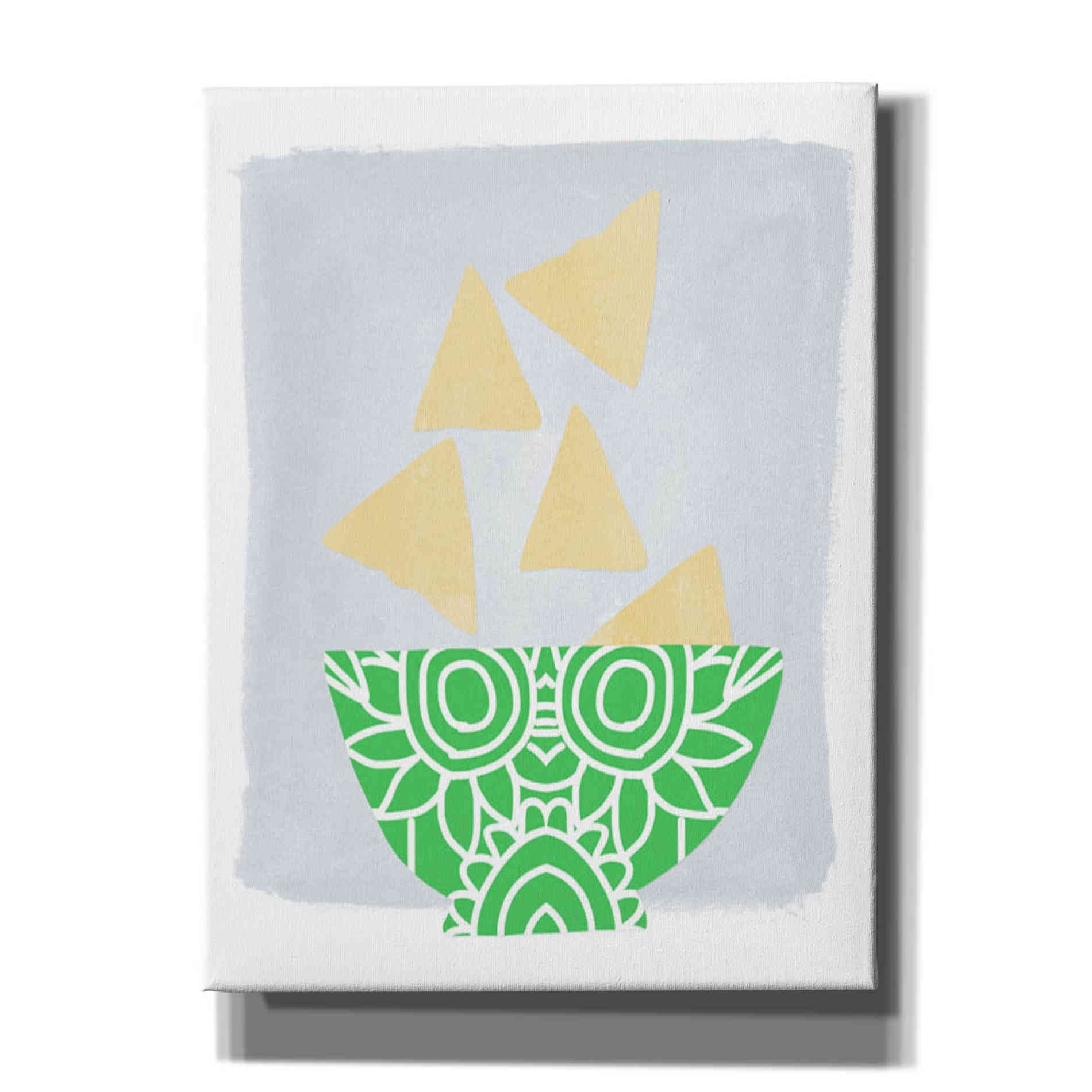 'Bowl of Chips' by Linda Woods, Canvas Wall Art