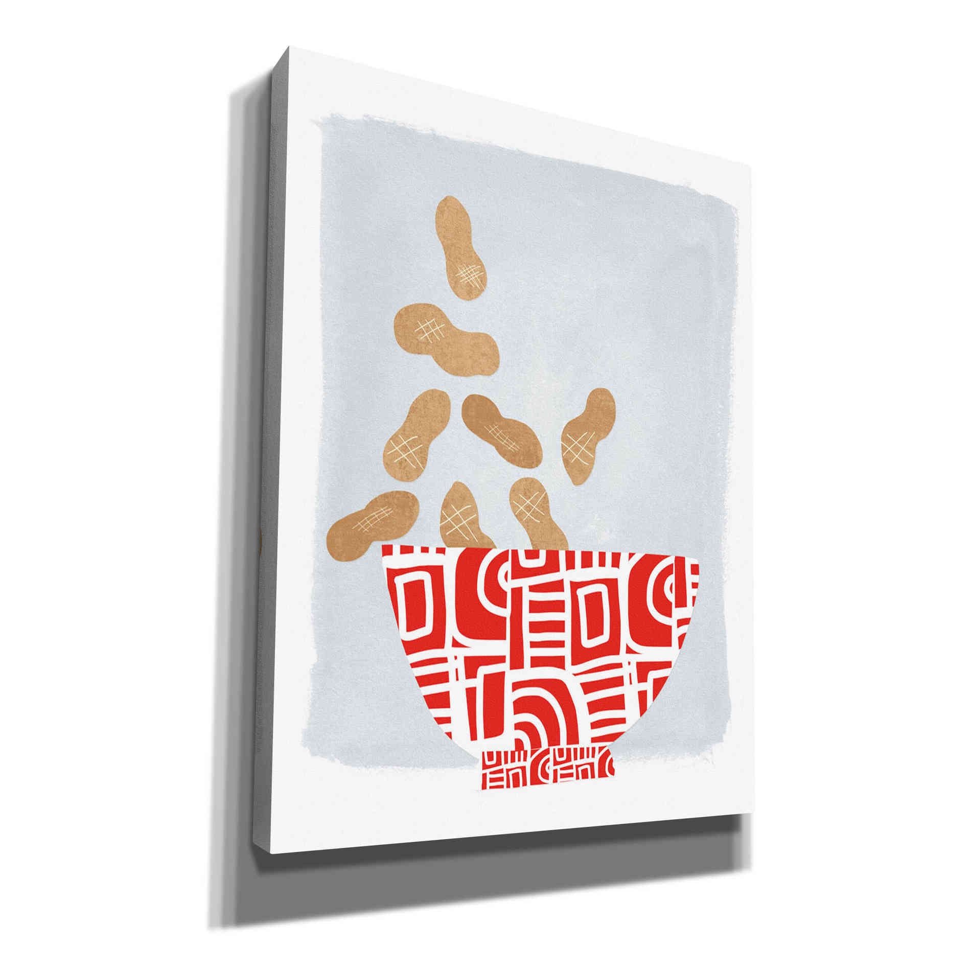 'Bowl of Peanuts' by Linda Woods, Canvas Wall Art