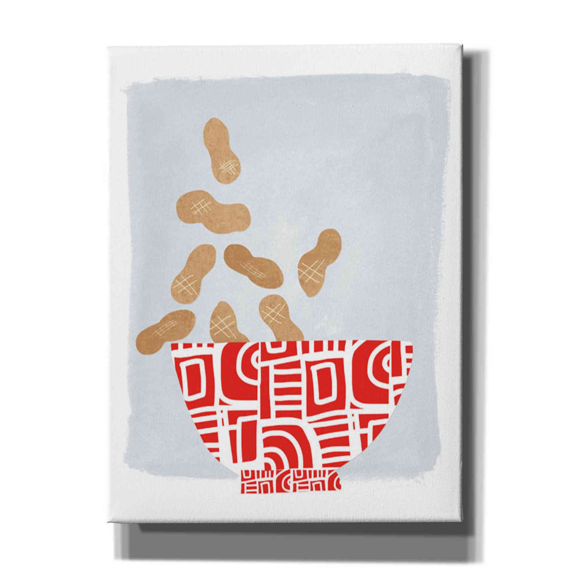 'Bowl of Peanuts' by Linda Woods, Canvas Wall Art