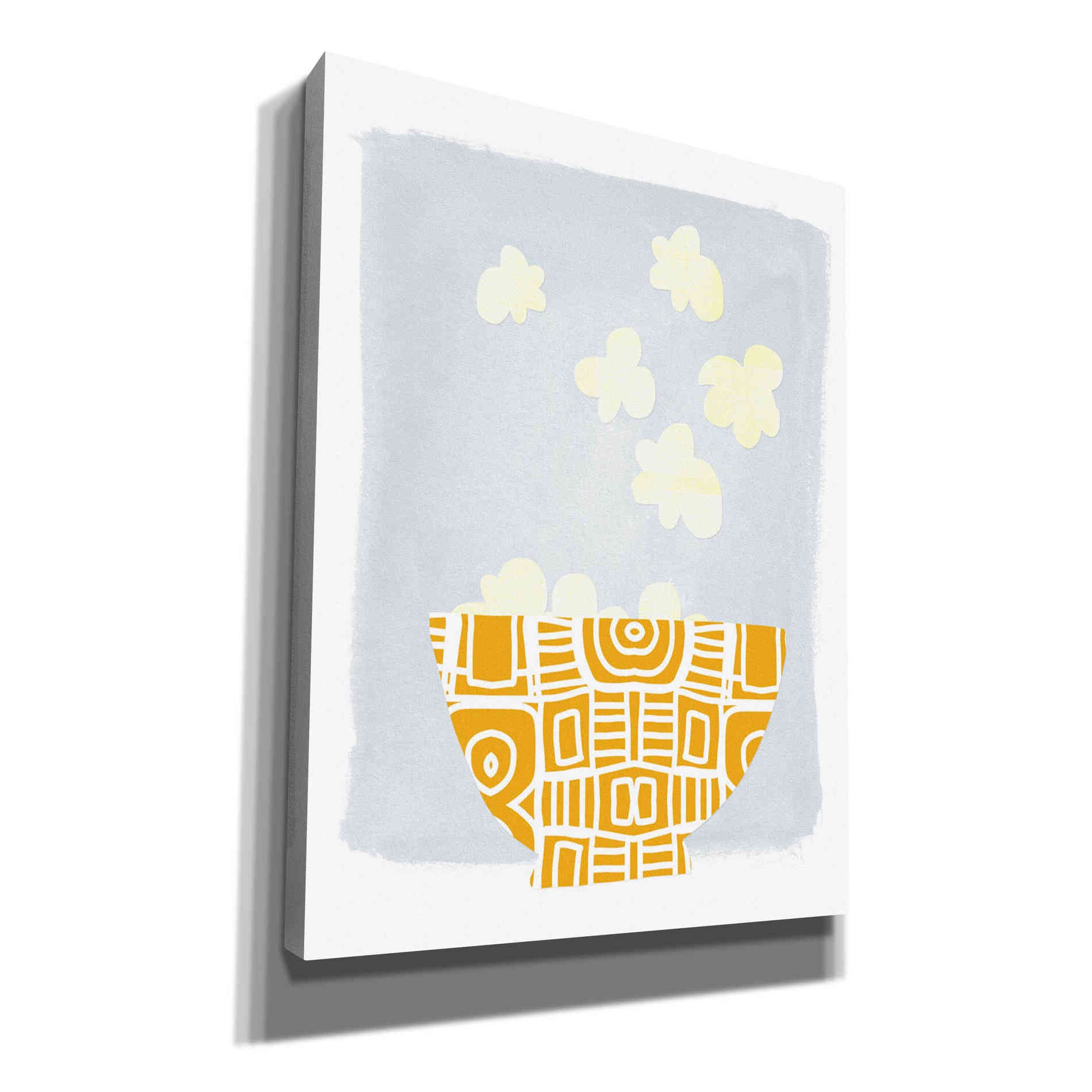 'Bowl of Popcorn' by Linda Woods, Canvas Wall Art