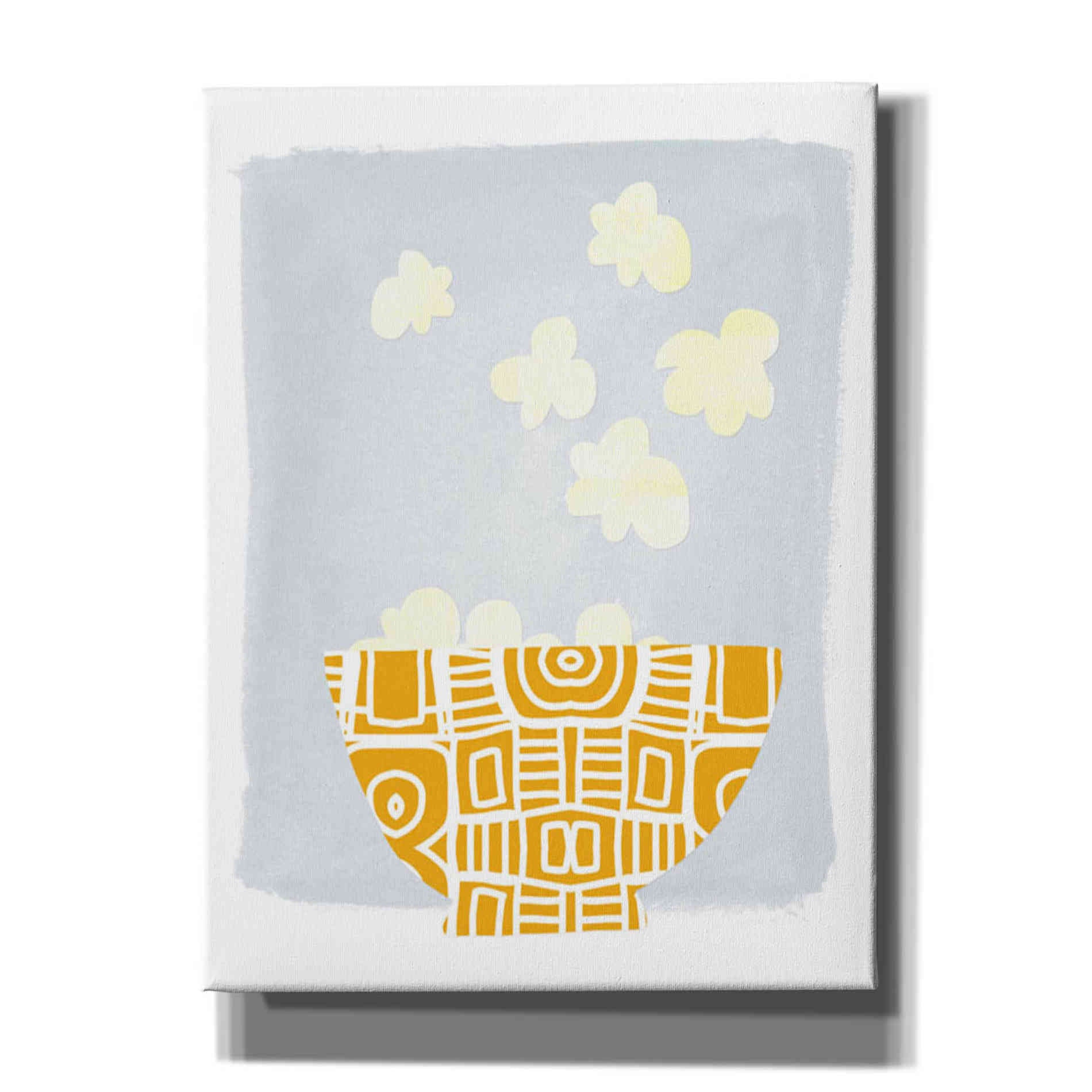 'Bowl of Popcorn' by Linda Woods, Canvas Wall Art