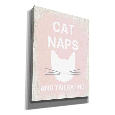 Image of 'Cat Naps And Tailgating' by Linda Woods, Canvas Wall Art