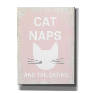 'Cat Naps And Tailgating' by Linda Woods, Canvas Wall Art
