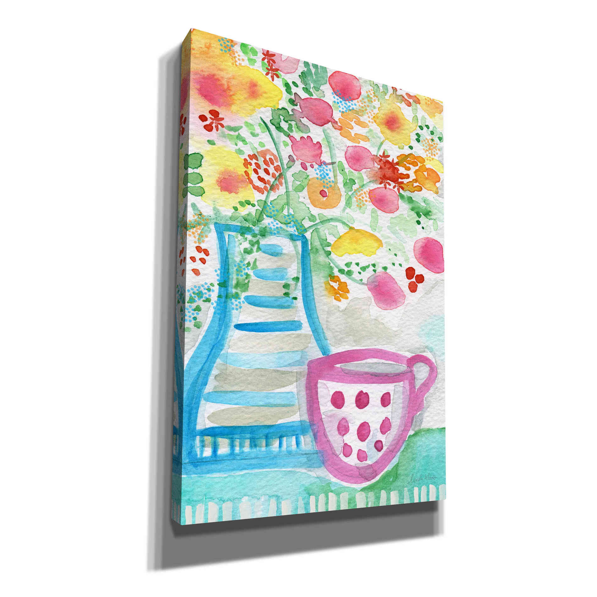 'Create Wine' by Linda Woods, Canvas Wall Art