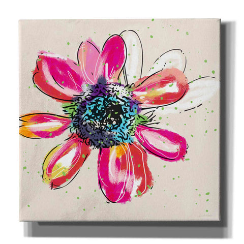 Image of 'Colorful Daisy' by Linda Woods, Canvas Wall Art