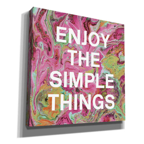 Image of 'Enjoy The Simple Things' by Linda Woods, Canvas Wall Art