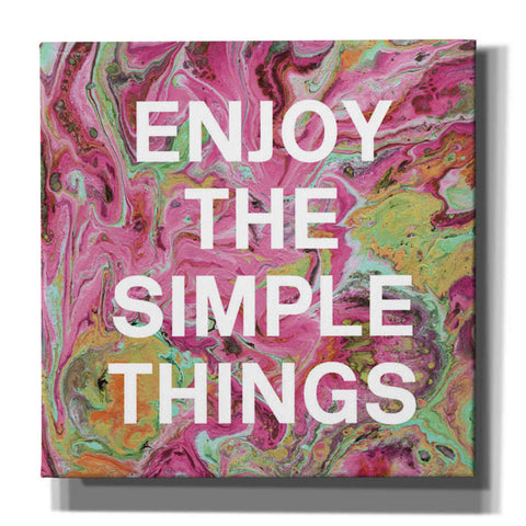 Image of 'Enjoy The Simple Things' by Linda Woods, Canvas Wall Art