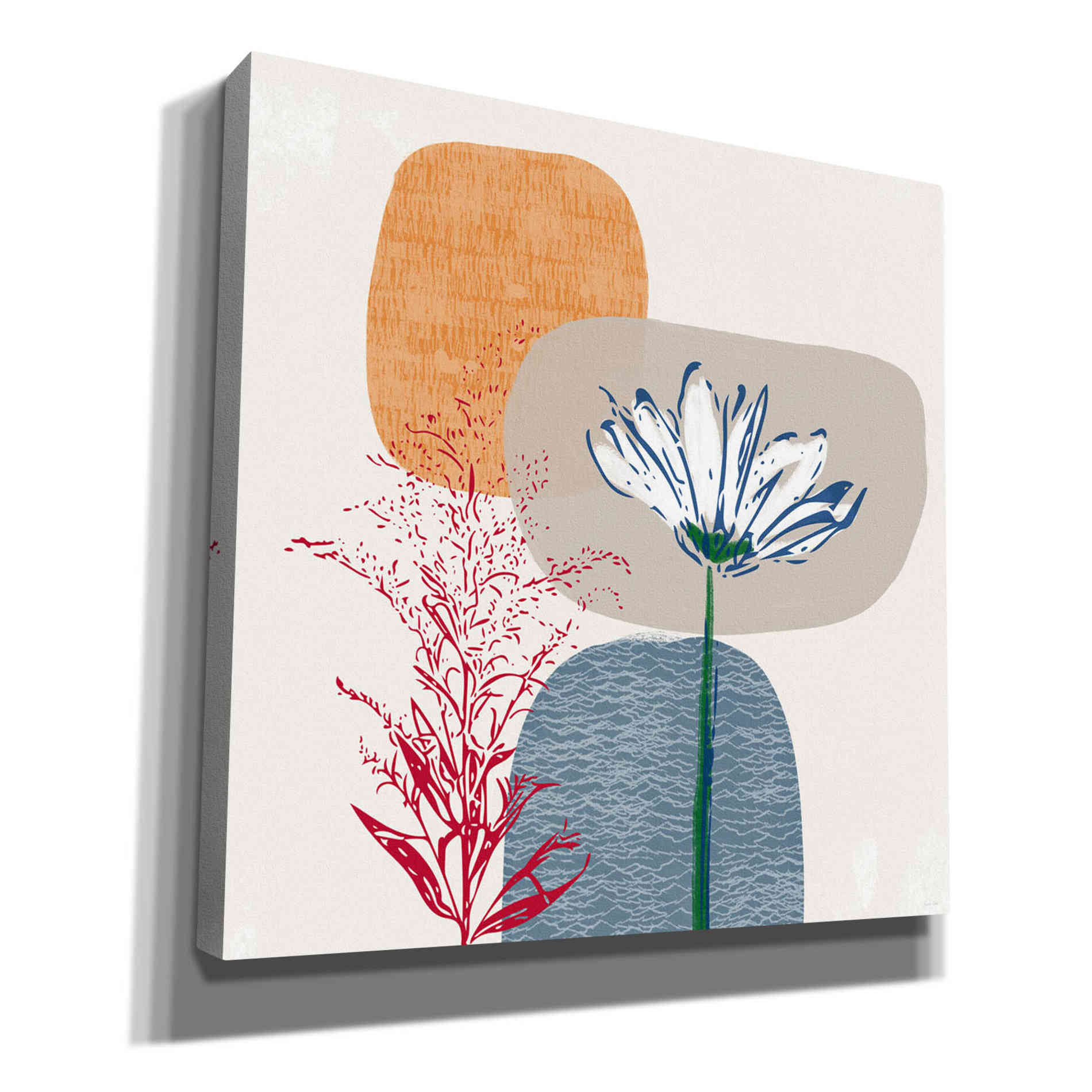 'Fall Floral II' by Linda Woods, Canvas Wall Art