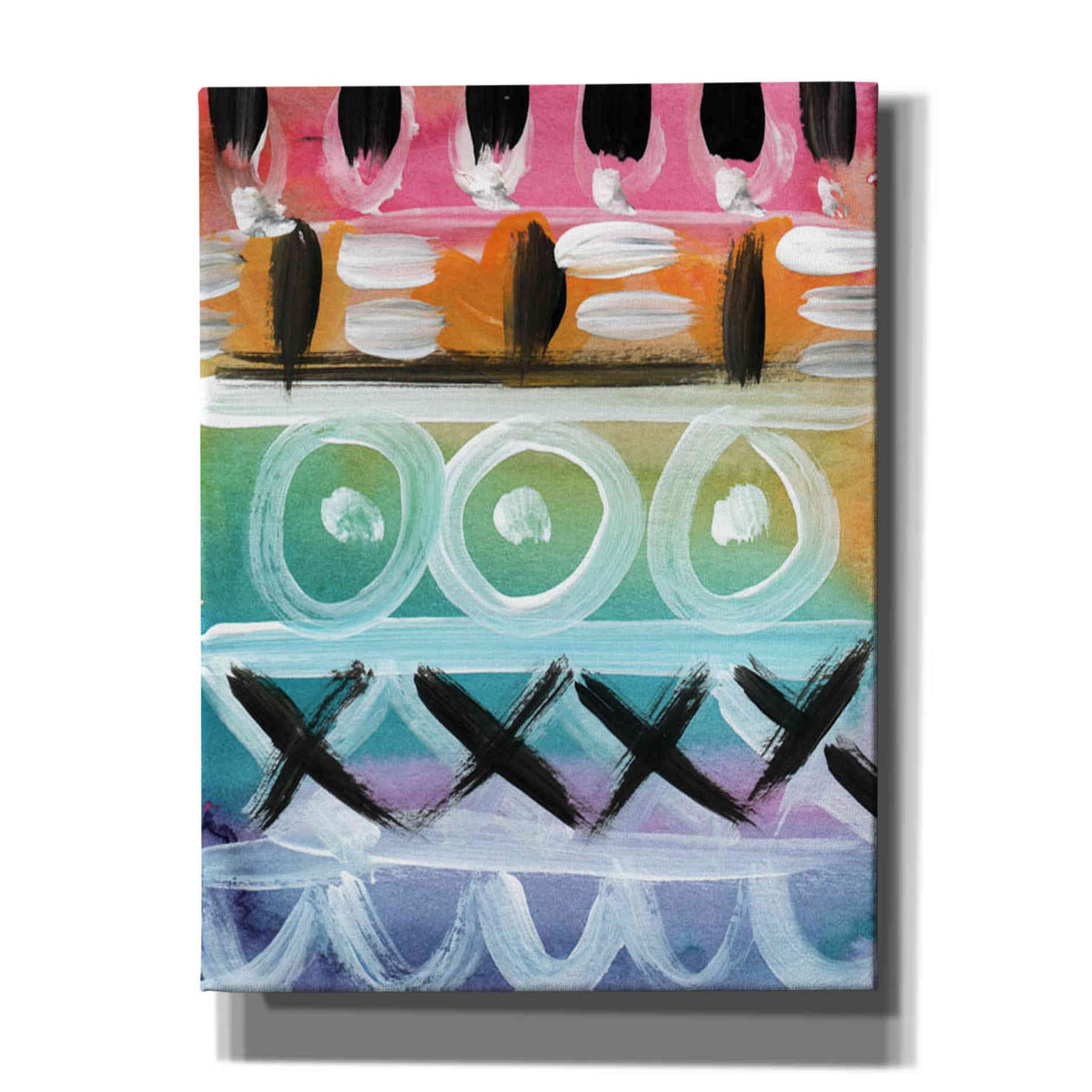 'Fiesta III' by Linda Woods, Canvas Wall Art