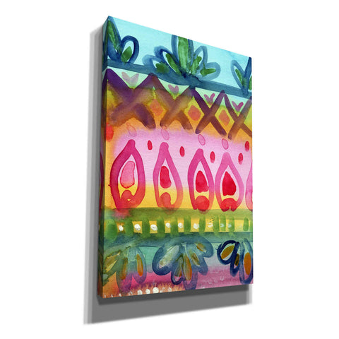 Image of 'Fiesta Iv' by Linda Woods, Canvas Wall Art