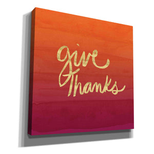 'Give Thanks' by Linda Woods, Canvas Wall Art