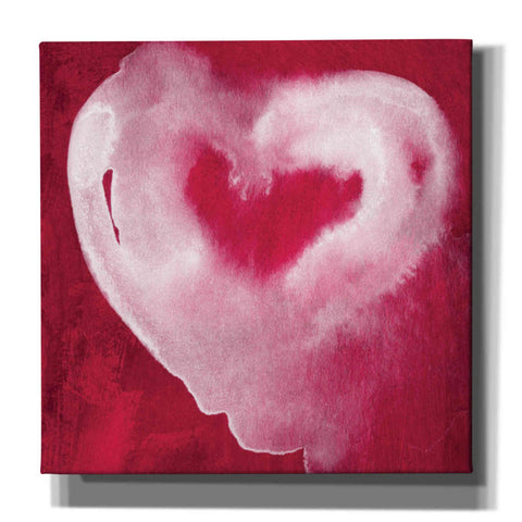 Image of 'Hot Pink Heart' by Linda Woods, Canvas Wall Art