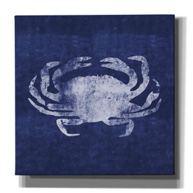 'Indigo Crab' by Linda Woods, Canvas Wall Art