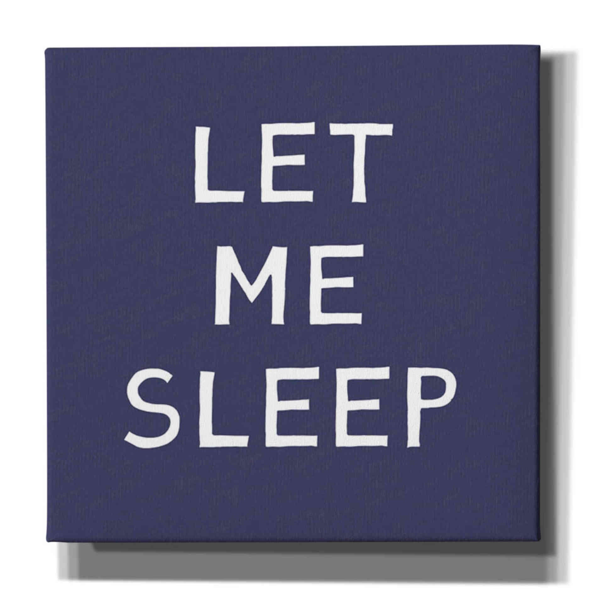 'Let Me Sleep' by Linda Woods, Canvas Wall Art