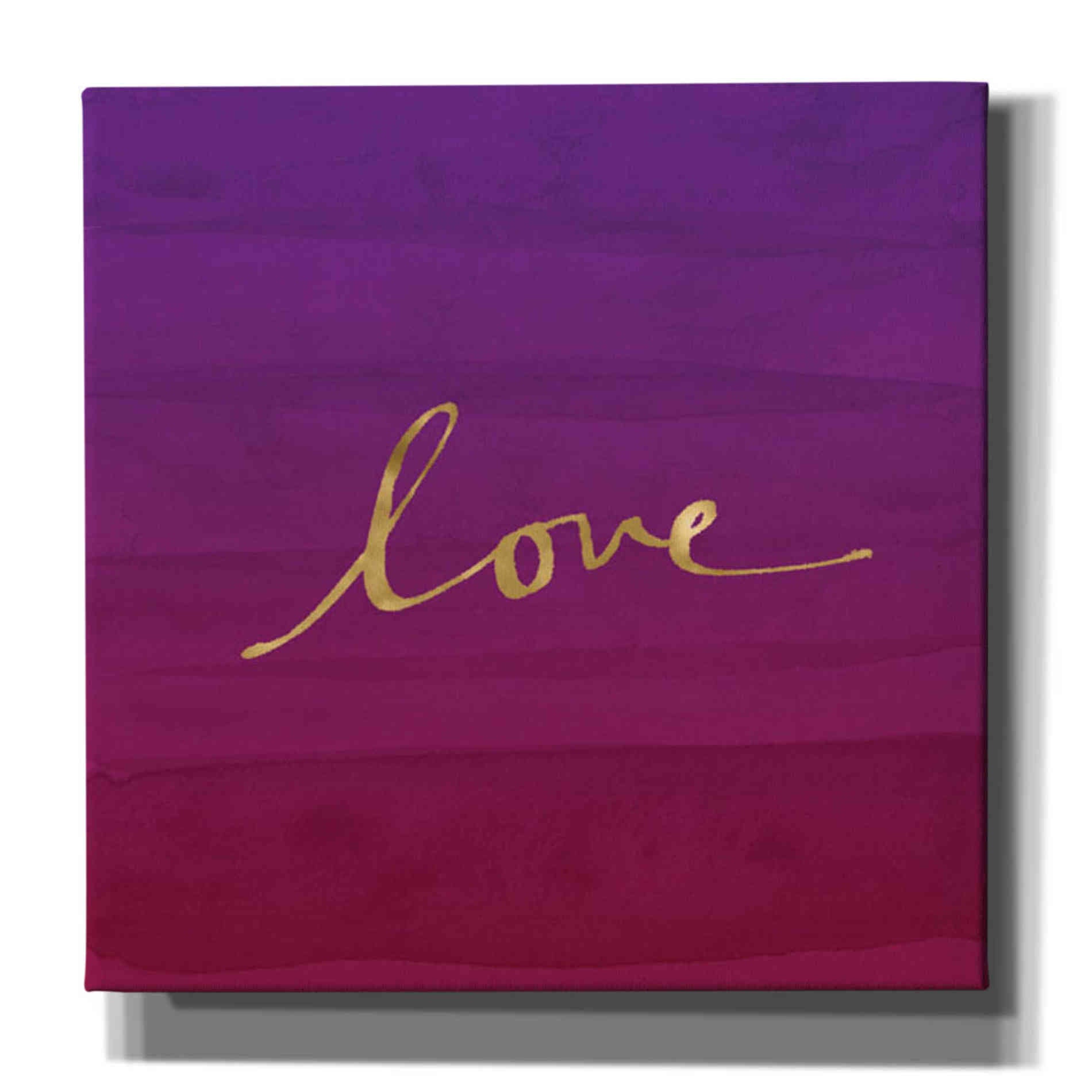 'Love' by Linda Woods, Canvas Wall Art