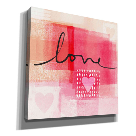 Image of 'Love I' by Linda Woods, Canvas Wall Art