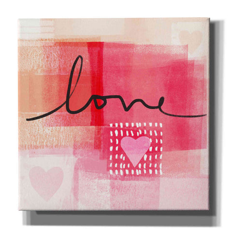 Image of 'Love I' by Linda Woods, Canvas Wall Art