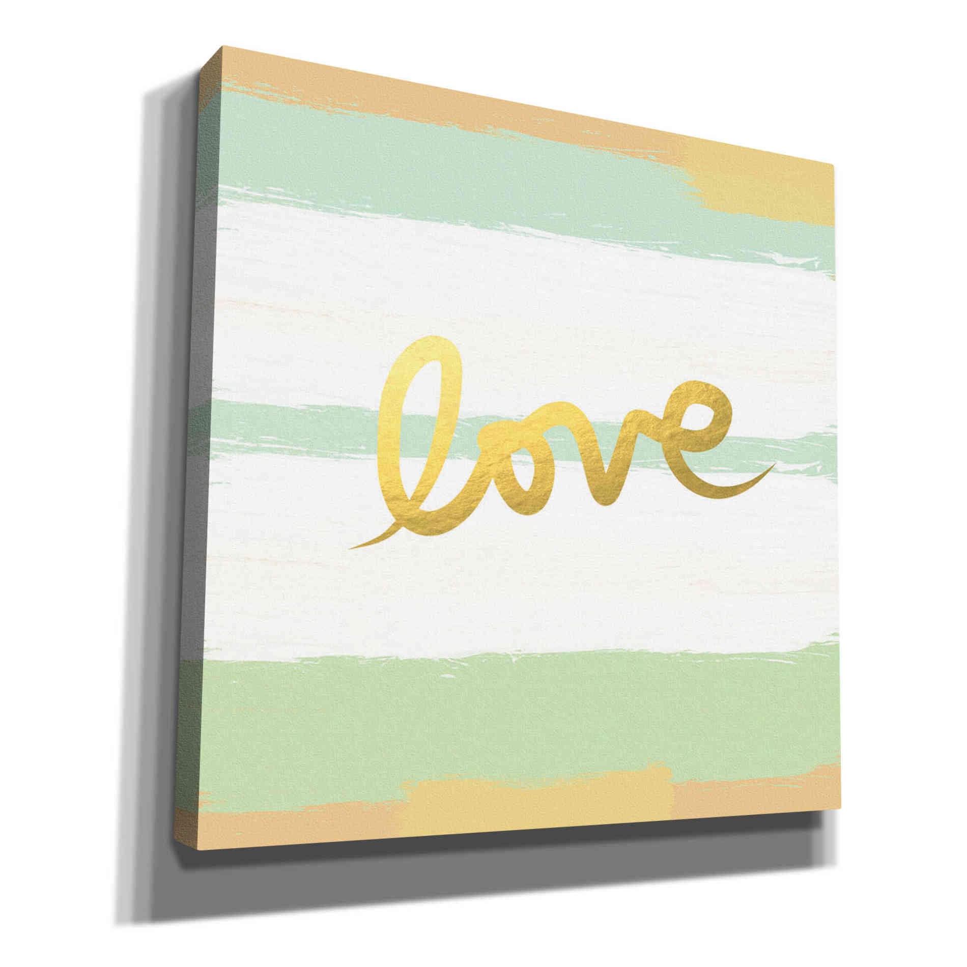 'Love Stripes' by Linda Woods, Canvas Wall Art