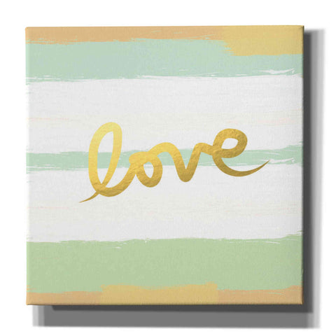 Image of 'Love Stripes' by Linda Woods, Canvas Wall Art