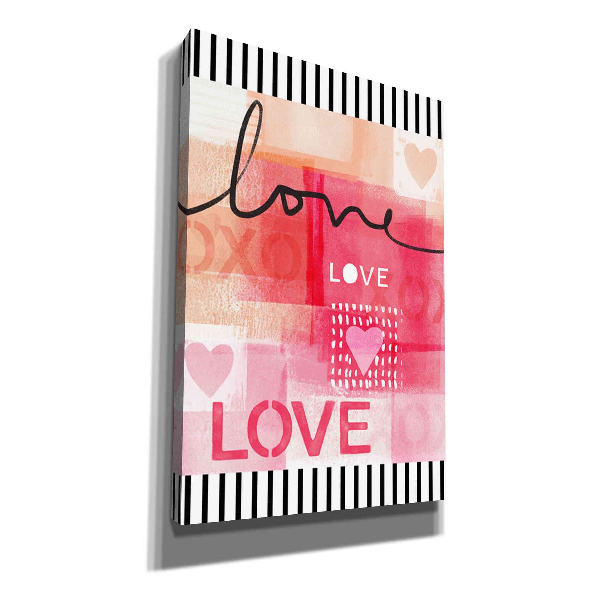 'Love Vertical' by Linda Woods, Canvas Wall Art