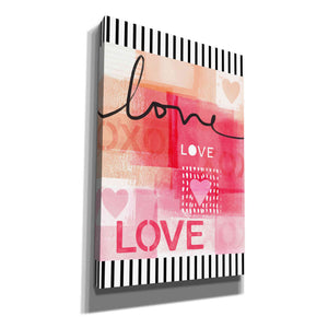 'Love Vertical' by Linda Woods, Canvas Wall Art