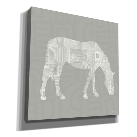 Image of 'Modern Farm Horse II' by Linda Woods, Canvas Wall Art