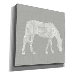 'Modern Farm Horse II' by Linda Woods, Canvas Wall Art