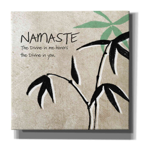 Image of 'Namaste' by Linda Woods, Canvas Wall Art