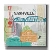 'Nashville' by Linda Woods, Canvas Wall Art
