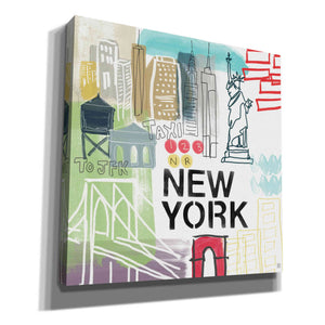 'New York' by Linda Woods, Canvas Wall Art