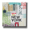'New York' by Linda Woods, Canvas Wall Art