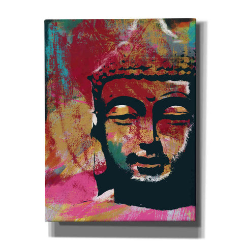 Image of 'Painted Buddha IV' by Linda Woods, Canvas Wall Art