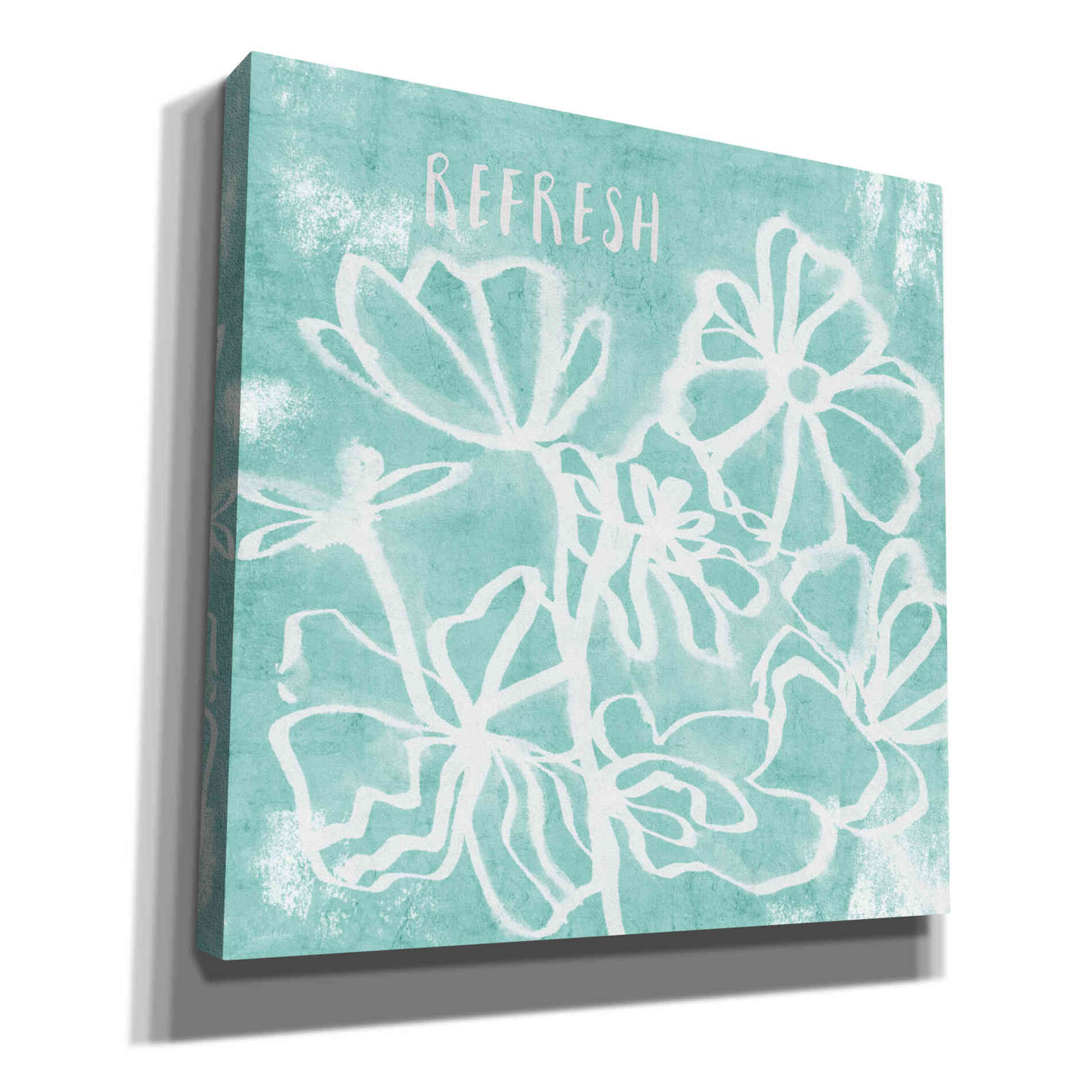 'Refresh Mint' by Linda Woods, Canvas Wall Art