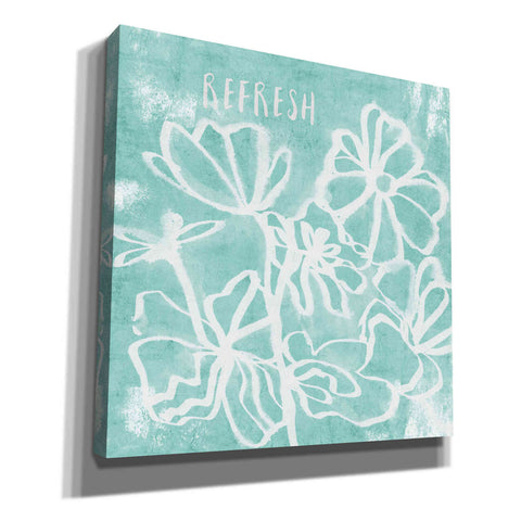 Image of 'Refresh Mint' by Linda Woods, Canvas Wall Art