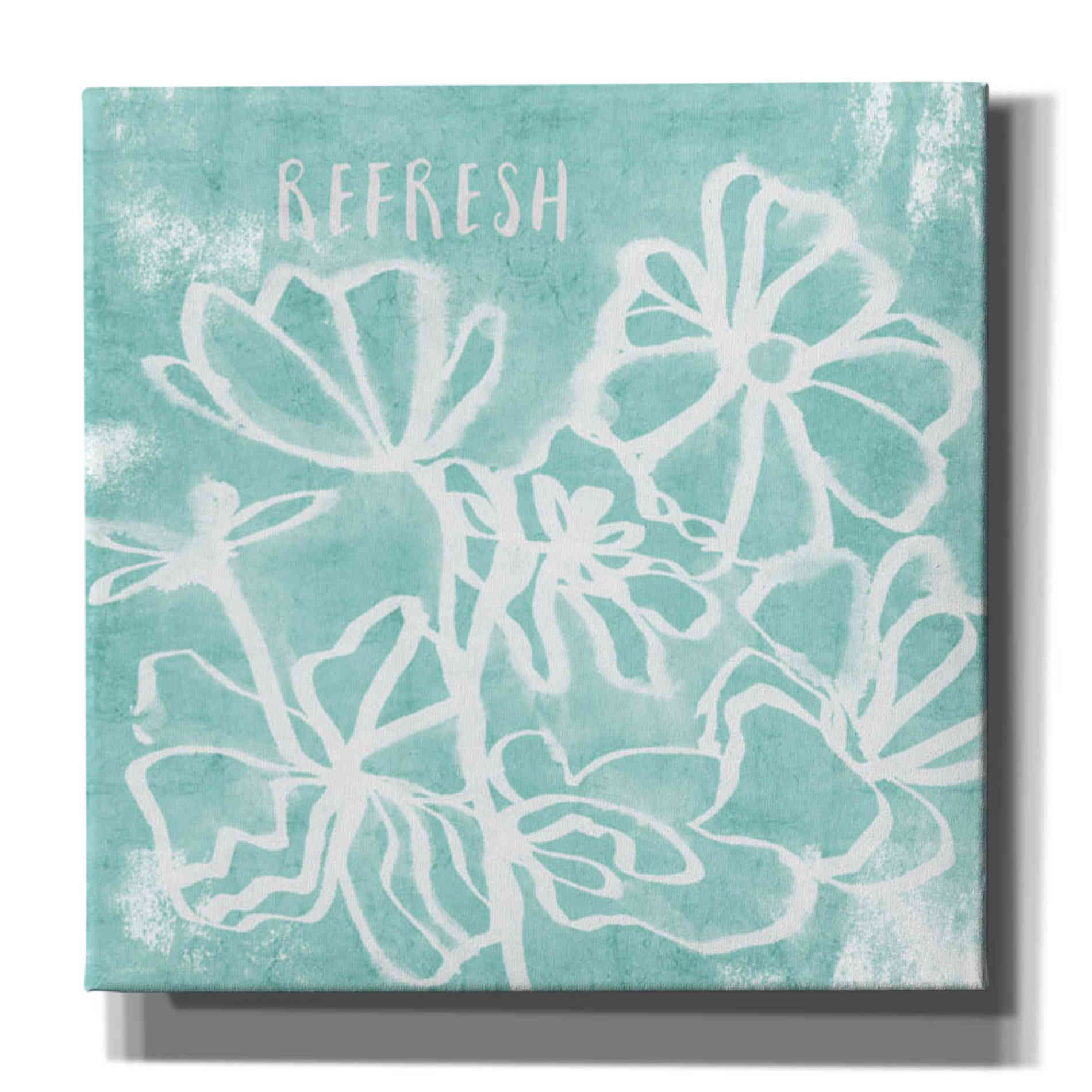'Refresh Mint' by Linda Woods, Canvas Wall Art