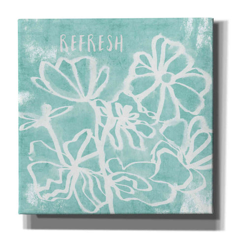 Image of 'Refresh Mint' by Linda Woods, Canvas Wall Art