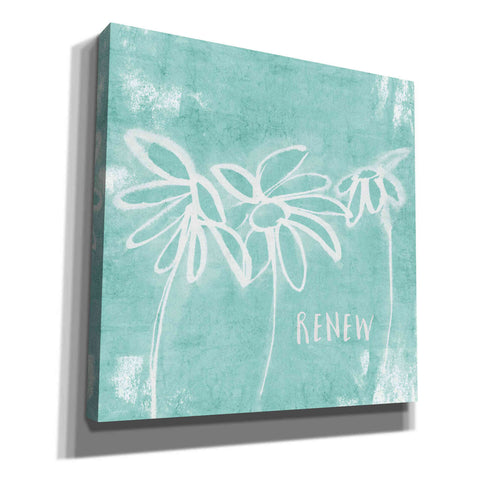 Image of 'Renew Mint' by Linda Woods, Canvas Wall Art
