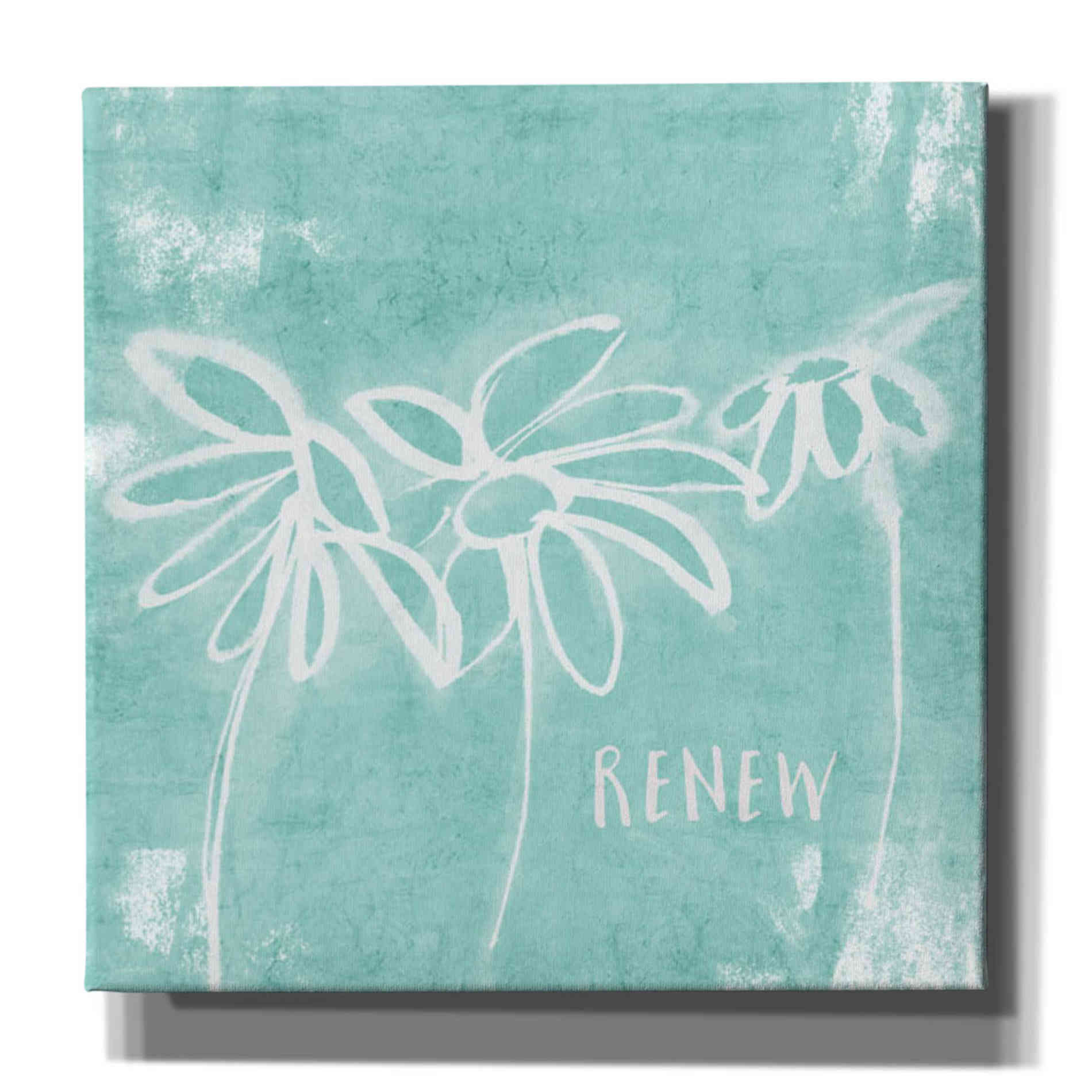 'Renew Mint' by Linda Woods, Canvas Wall Art