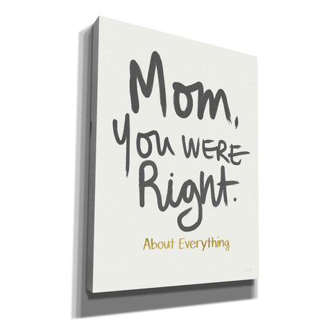 Image of 'Right Mom' by Linda Woods, Canvas Wall Art